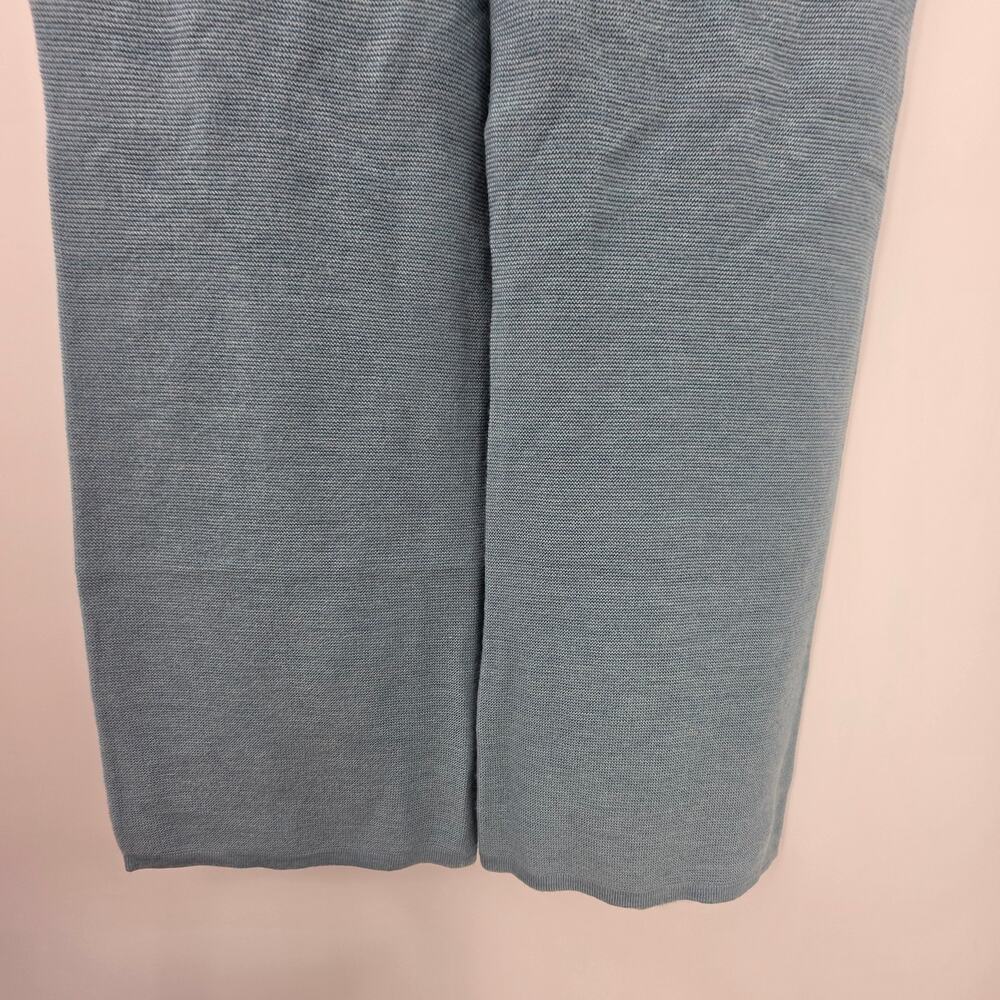 The Reset R Label Teal Wide Leg 100% Wool Pants Size Small - Picture 7 of 10